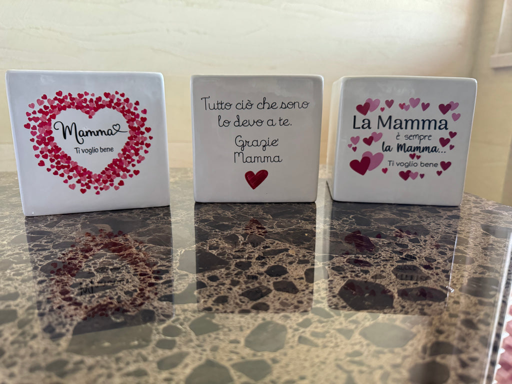 Vaso quadrato festa della mamma