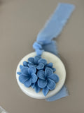 Segnaposto tondo floreale