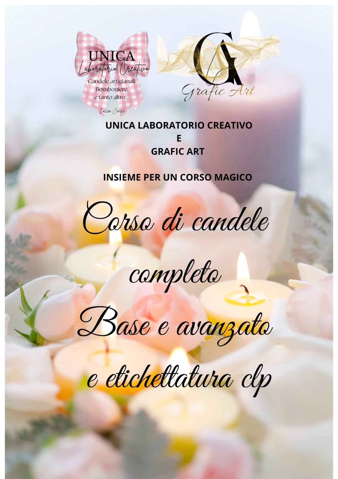 Corso candele in collab. Unica laboratorio creativo